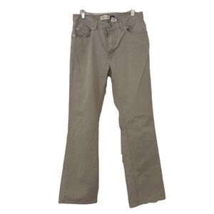 Y2K Boot Fit Khakis Pants Size 8 Clay Khaki Tan